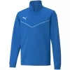 Dětské triko PUMA TEAMRISE 1/4 ZIP TOP JR 657395_02 ELECTRIC BLUE LEMONADE