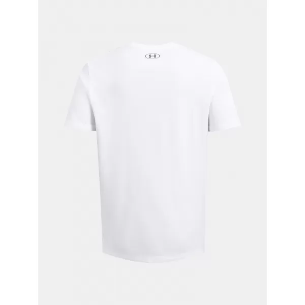  Pánské triko UNDER ARMOUR UA M BOXED SPORTS UPDATED SS 1386793-100 BÍLÁ 