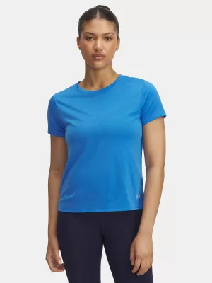 Dámské triko UNDER ARMOUR UA LAUNCH SHORTSLEEVE 1382434-402 MODRÁ