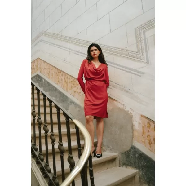  Dámské šaty STYLOVE S428 RED 