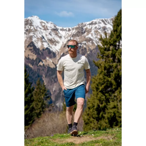  Pánské triko NORDBLANC RUMBLE NBSMT8160 KRÉMOVĚ BÍLÁ 
