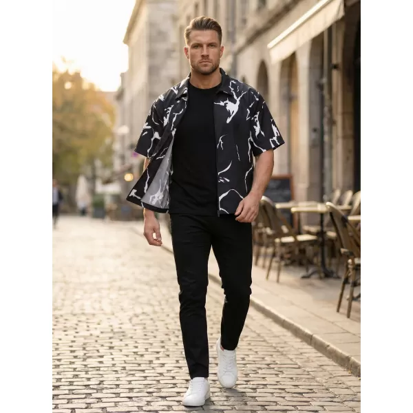  Pánská košile premium ALTISPORT VOJ/ALM052KOS01 ČERNÁ 