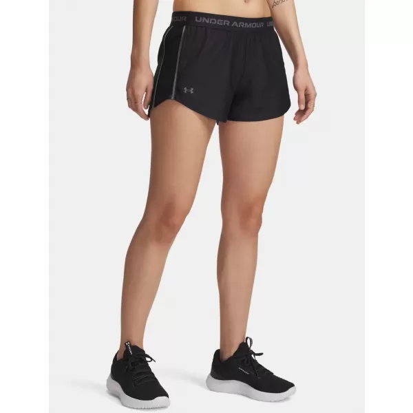 Dámské kraťasy UNDER ARMOUR TECH PLAY UP SHORTS 1389882-001 černá 