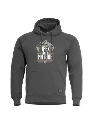 Mikina PENTAGON PHAETON HOOD SWEATER APEX OF NATURE K09021 CINDER GREY
