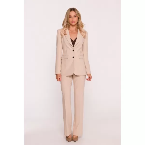  Dámské sako STYLOVE S417 BEIGE 