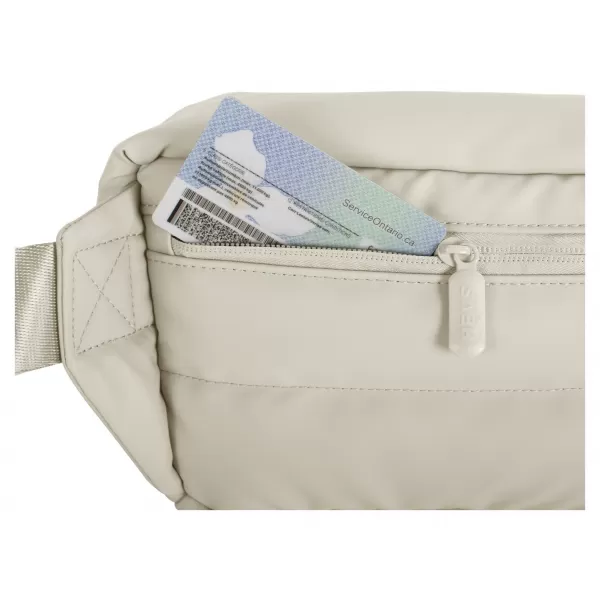  Ledvinka HEYS PUFFER MINI WAIST BAG OFF WHITE 
