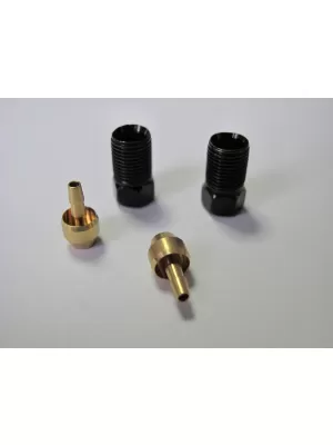Souprava dílů pro hadici KLS Helix - 2x oliva+jehla, 2x šroubek
