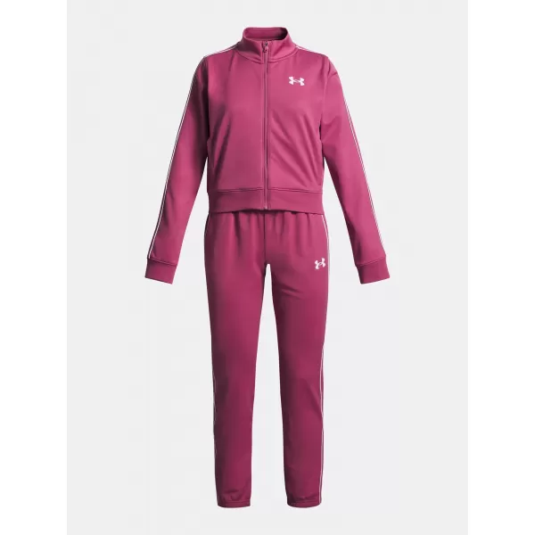  Dívčí souprava UNDER ARMOUR UA ICON KNIT CROP TRACKSUIT 1386528-659 ČERVENÁ 