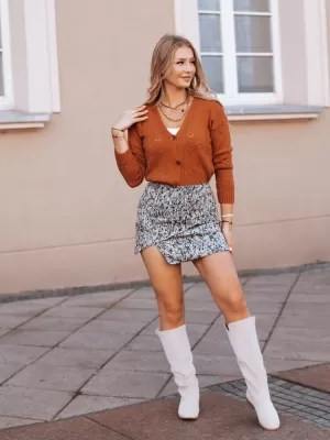 Dámský svetr DSTREET ZOLA KARAMELOVÁ