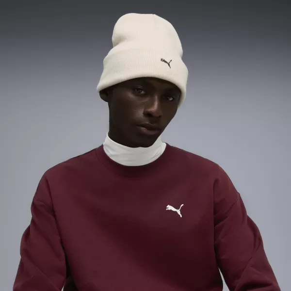  Čepice PUMA METAL PUMA CAT HIGH CROWN BEANIE 02640404 ALPINE SNOW 