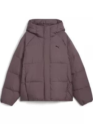 Dámská bunda PUMA HOODED DOWN PUFFER JACKET 68839288 RAISIN