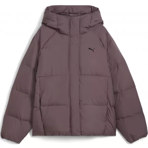  Dámská bunda PUMA HOODED DOWN PUFFER JACKET 68839288 RAISIN 