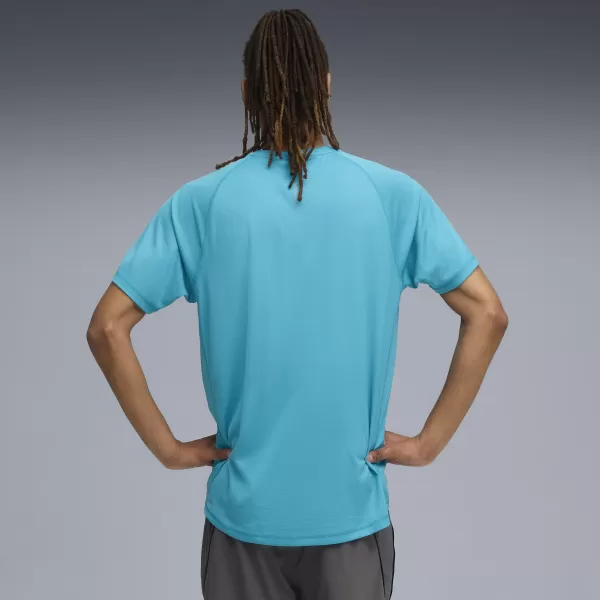  Pánské triko PUMA M RUN VELOCITY TEE (POLY) 52660018 SPEED BLUE 
