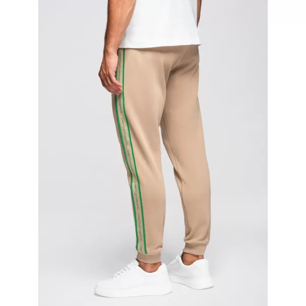  Pánské tepláky OMBRE OM-PASK-0145 BROWN 