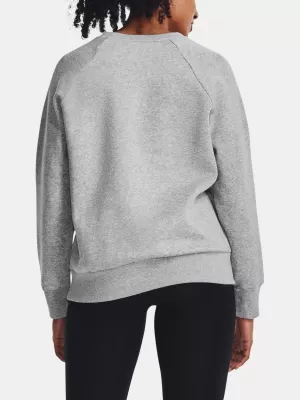 Dámská mikina UNDER ARMOUR UA RIVAL FLEECE CREW 1379508-012 ŠEDÁ