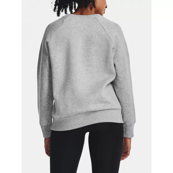 Dámská mikina UNDER ARMOUR UA RIVAL FLEECE CREW 1379508-012 ŠEDÁ 