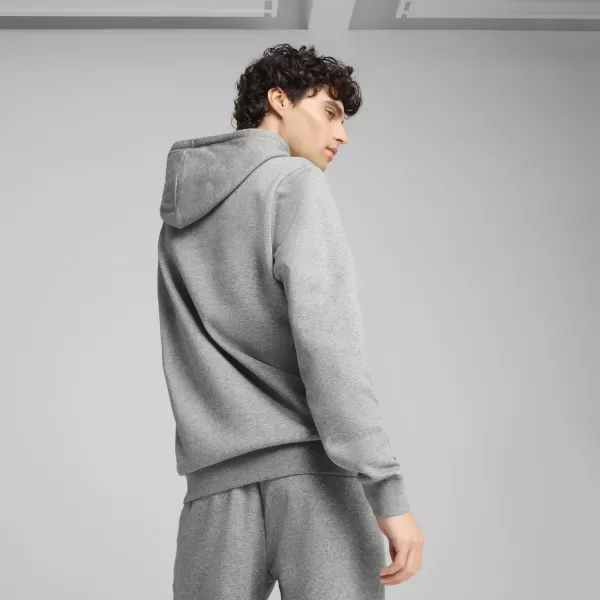  Pánská mikina PUMA ESS HOODIE FL 68257803 MEDIUM GRAY HEATHER 