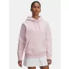 Dámská mikina UNDER ARMOUR UA RIVAL FLEECE HOODIE 1379500-648 RŮŽOVÁ