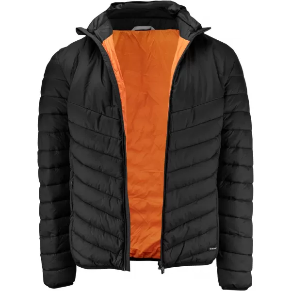  Pánská prošívaná bunda CUTTER & BUCK | MOUNT ADAMS JACKET MEN BLACK 