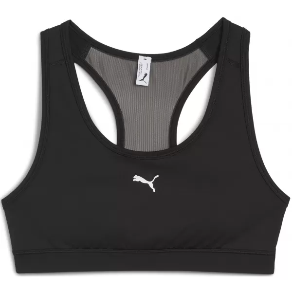  Dámská podprsenka PUMA 4KEEPS BRA - PADDED - SMALL CAT 52814901 PUMA BLACK/SMALL CAT 