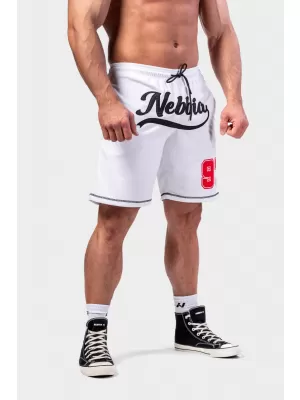 NEBBIA Pánské kraťasy FIRST PICK 379 White