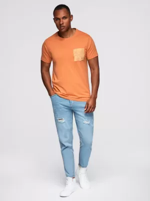 Pánské triko OMBRE OM-TSPT-0227 ORANGE