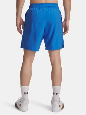 Pánské kraťasy UNDER ARMOUR UA TECH WOVEN WORDMARK SHORT 1383356-402 MODRÁ