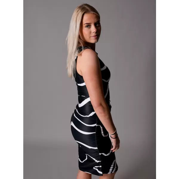  Dámské šaty premium ALTISPORT VOJ/ALW088SAT03 ČERNÁ 
