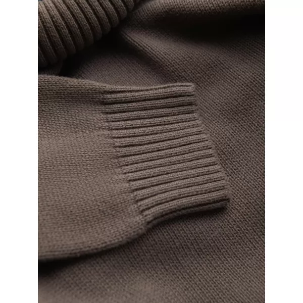  Pánský svetr OMBRE OM-SWTN-0163 GRAY-BROWN 