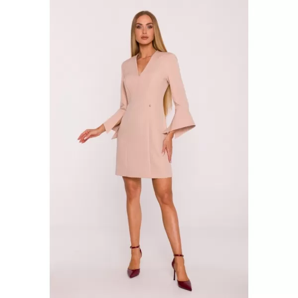  Dámské šaty MOE M876 BEIGE 