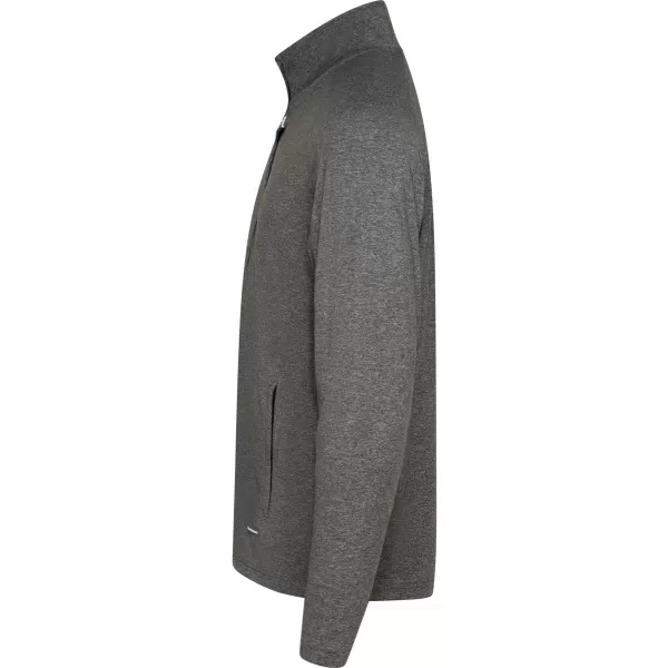  Pánská fleecová mikina CUTTER & BUCK | ADAPT FZ JACKET MEN ANTHRACITE MELANGE 