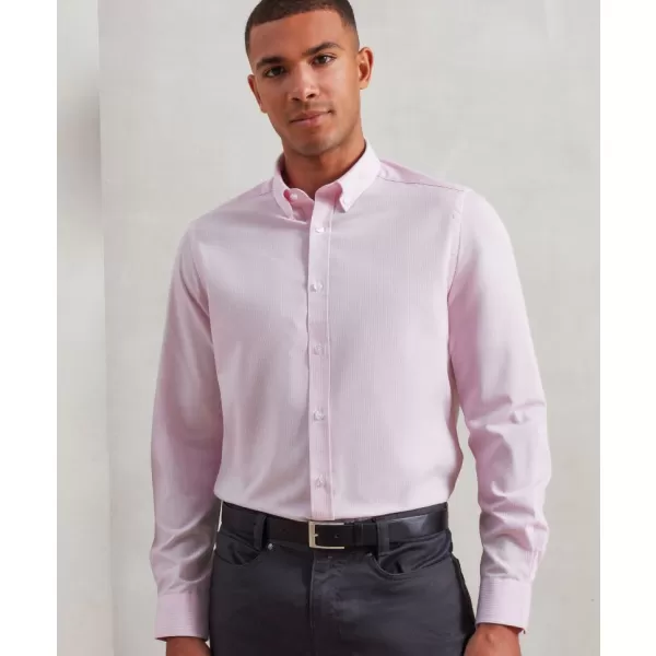  Pánská košile Premier | PR 238 WHITE/PINK 