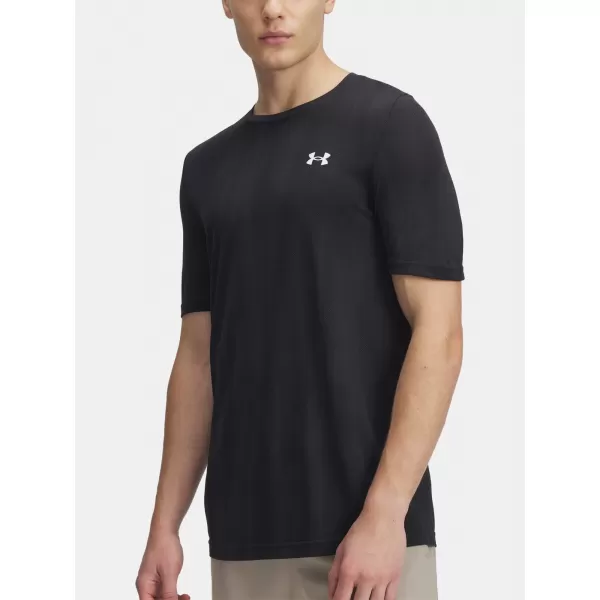  Pánské triko UNDER ARMOUR VANISH SEAMLESS NOVELTY SS 1388129-001 ČERNÁ 