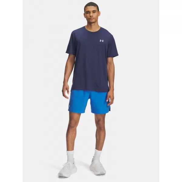  Pánské kraťasy UNDER ARMOUR UA LAUNCH 7'' SHORTS 1382620-402 MODRÁ 