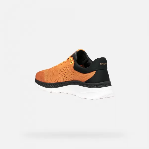  Pánské tenisky GEOX SPHERICA ACTIF X1 G014569 ORANŽOVÁ 