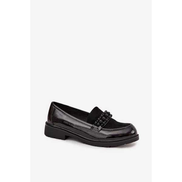  Dámské mokasíny D&A HY52-541 BLACK 