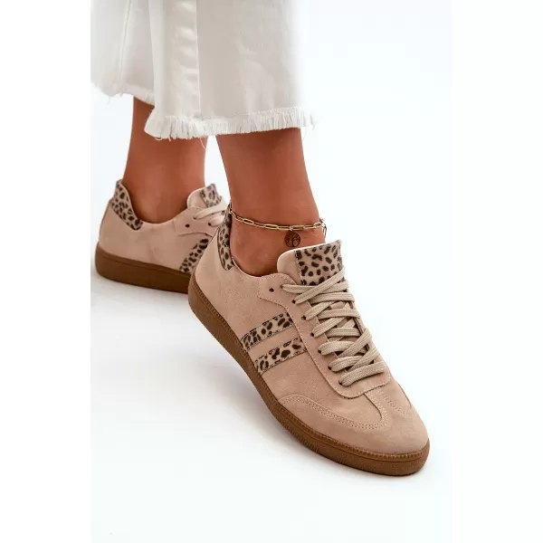  Dámské tenisky ZAZOO N1068 32634 BEIGE 