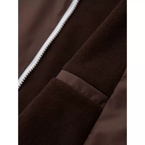  Pánská bunda OMBRE OM-JANP-0242 BROWN AND BEIGE 