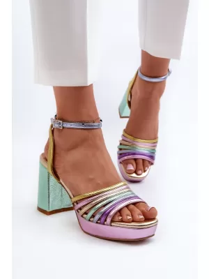 Dámské sandály D&A CR920 PURPLE