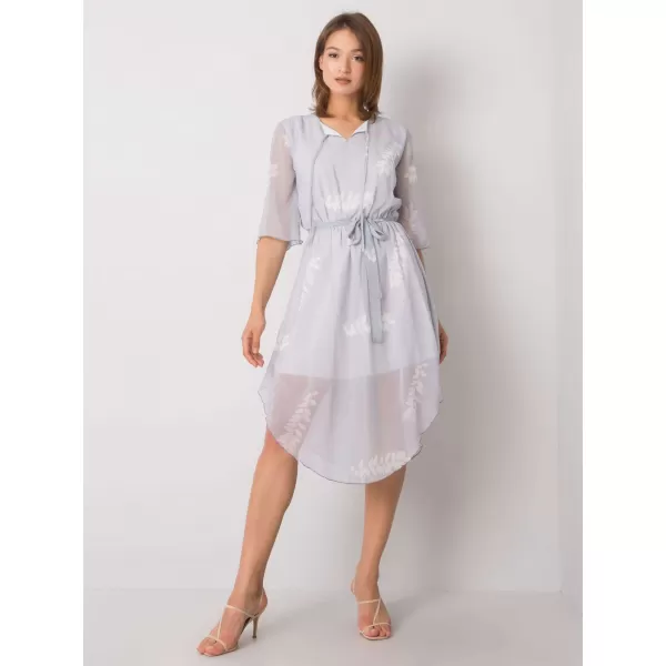  Dámské šaty LAKERTA LK-SK-508085.77P LIGHT GREY 