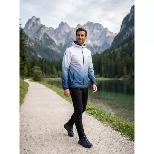  Pánská softshellová bunda premium ALTISPORT VOJ/ALM126JACK01 NÁMOŘNÍ MODRÁ/BÍLÁ 