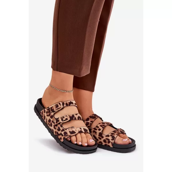  Dámské pantofle BOTO ULIRI 36081 LEOPARD 