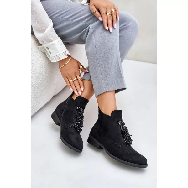  Dámské boty S.BARSKI HY42-715 BLACK 