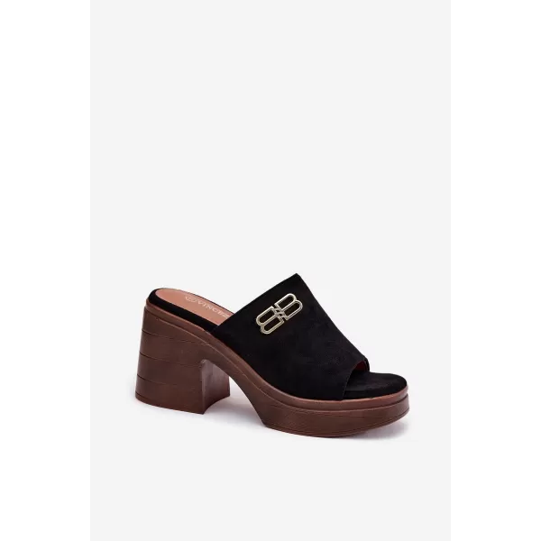  Dámské pantofle VINCEZA 17400 BLACK 
