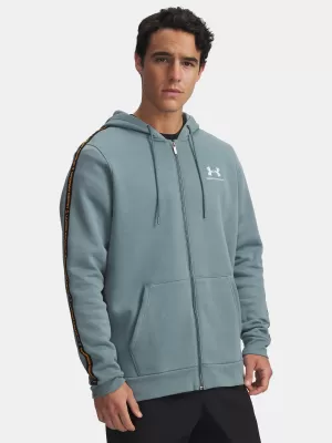 Pánská mikina UNDER ARMOUR UA ICON FLEECE FZ TAPING 1390298-587 MODRÁ