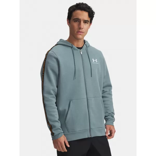  Pánská mikina UNDER ARMOUR UA ICON FLEECE FZ TAPING 1390298-587 MODRÁ 