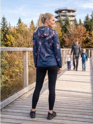 Dámská softshellová bunda premium ALTISPORT VOJ/ALW064JACK01 MODRORŮŽOVÁ