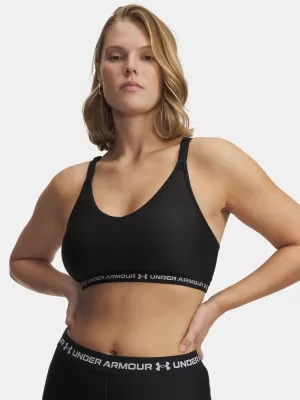 Dámská podprsenka UNDER ARMOUR CROSSBACK LOW BRA 1386424-008 ČERNÁ