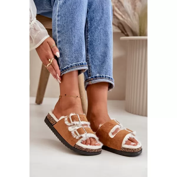  Dámské pantofle BOTO EZILENA 33315 CAMEL 