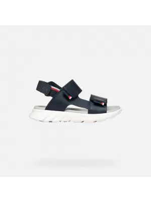 Chlapecké sandály GEOX SANDAL AIRADYUM J55F1B0009BC0735 TMAVĚ MODRÁ